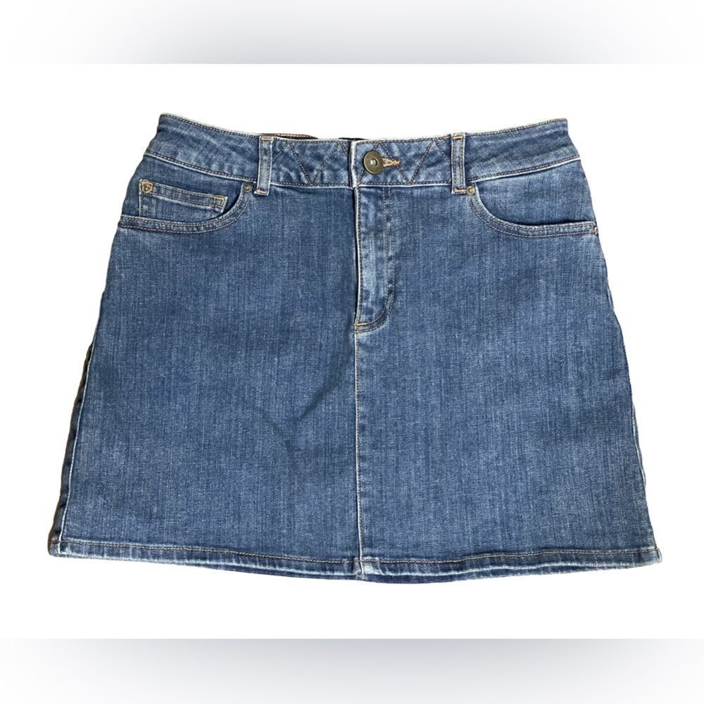 DL1961 Mini Parker Swagger Denim Skirt Made w/American Cotton (Medium)